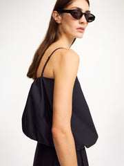 Mia organic cotton top Black