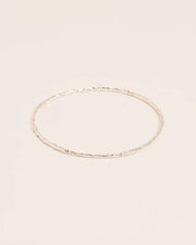Branch-textured bangle bracelet
