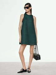 Didone Flared dress Dark Green