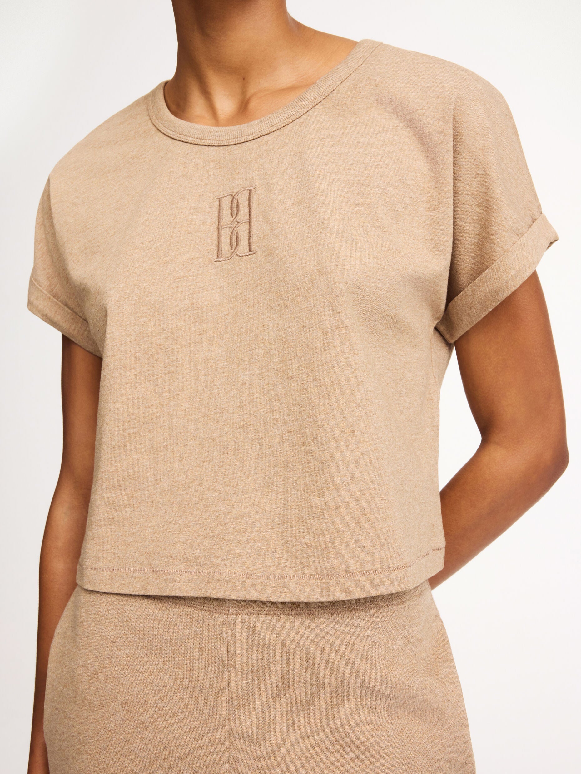 Hedalia organic cotton T-shirt Kelp
