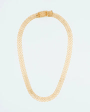 Chain necklace with buckle clasp