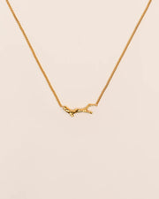 Necklace with branch-shaped element