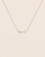 Necklace with branch-shaped element