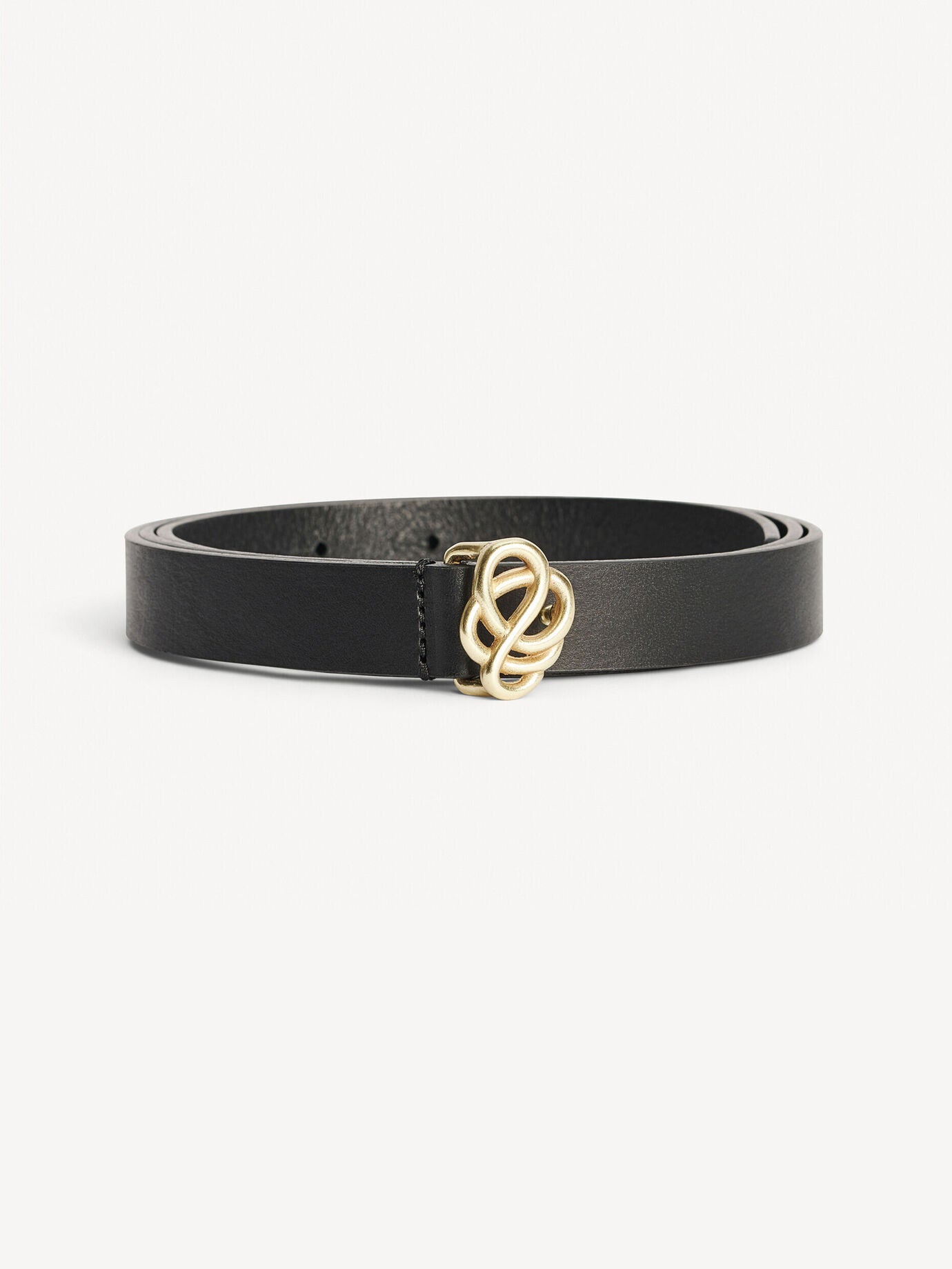 Ouma leather belt Black
