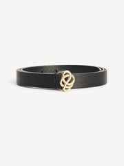 Ouma leather belt Black