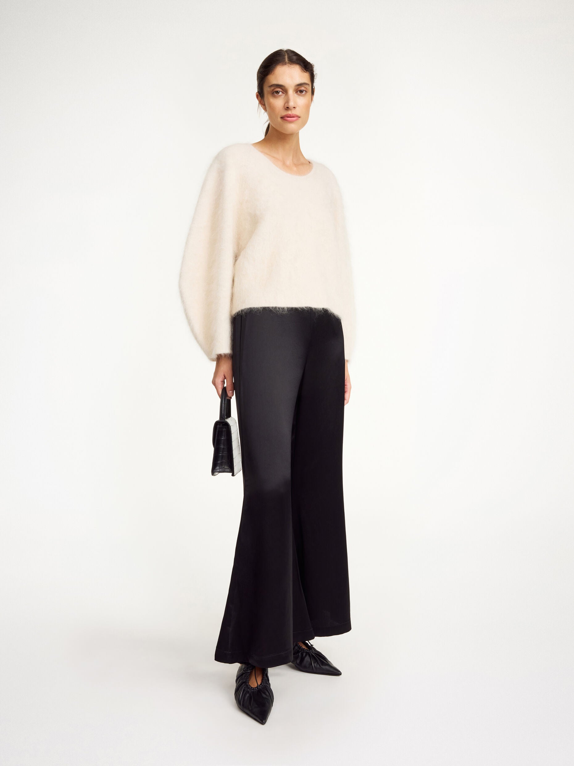 Lucee flared trousers Black