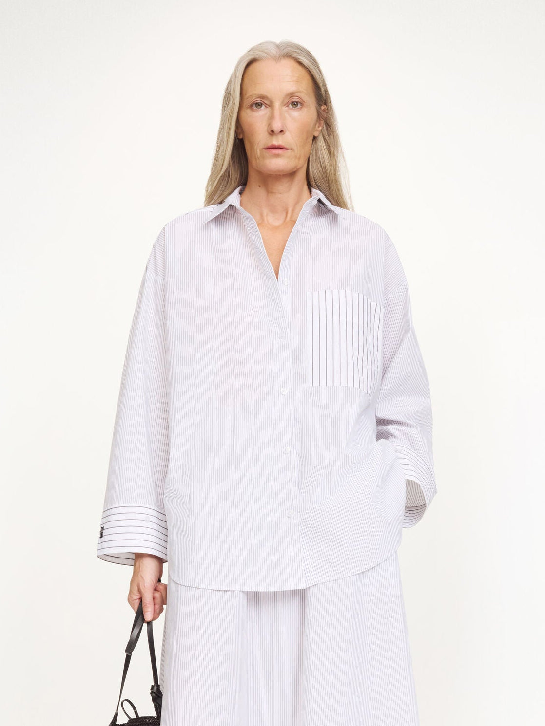 Derris shirt Black White