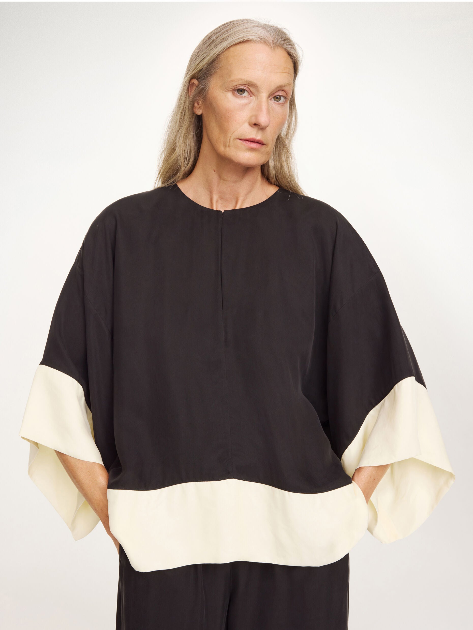 Cicie blouse Black White