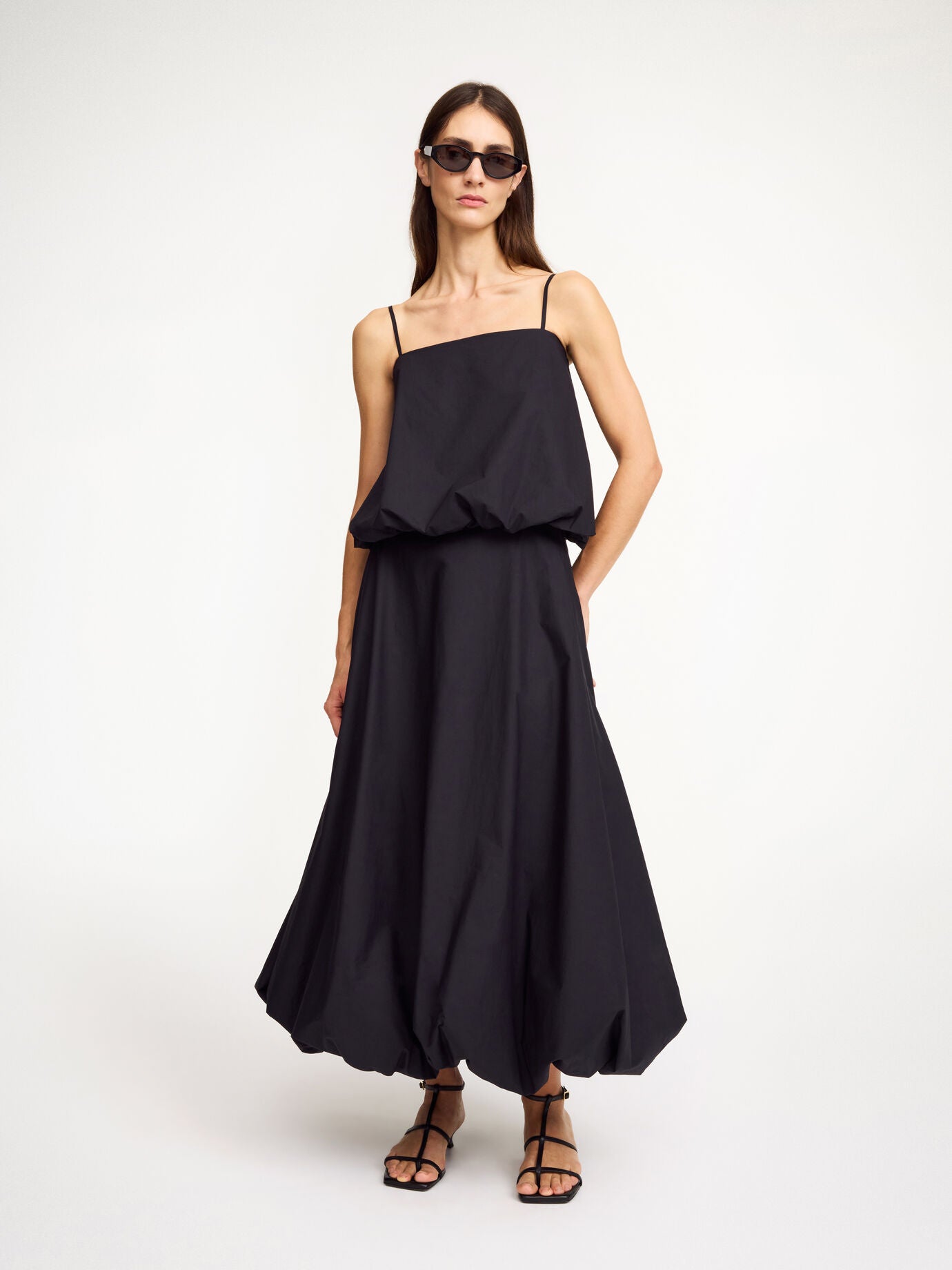 Aubrey organic cotton skirt Black