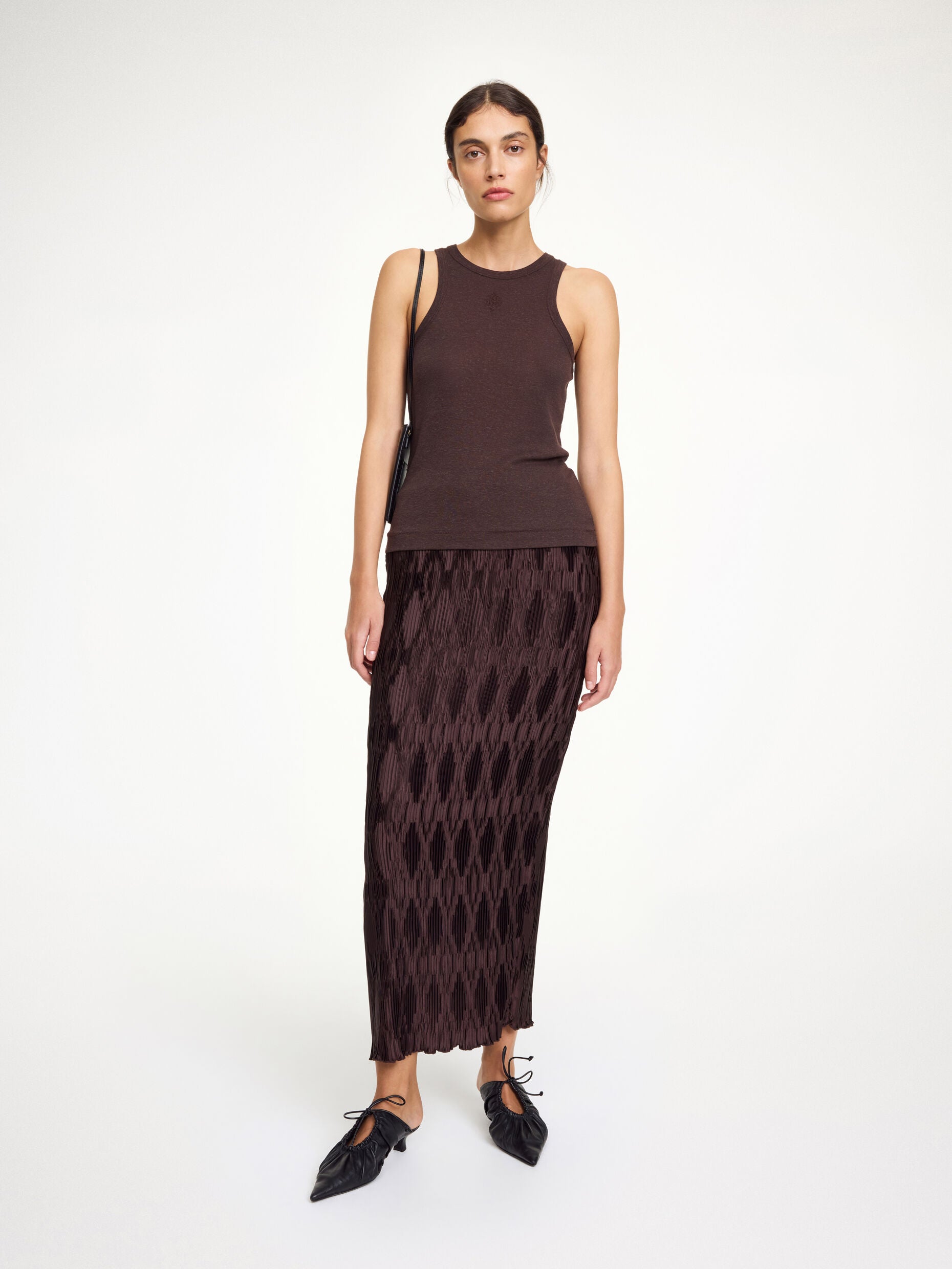 Elisas maxi skirt Coffee Brown