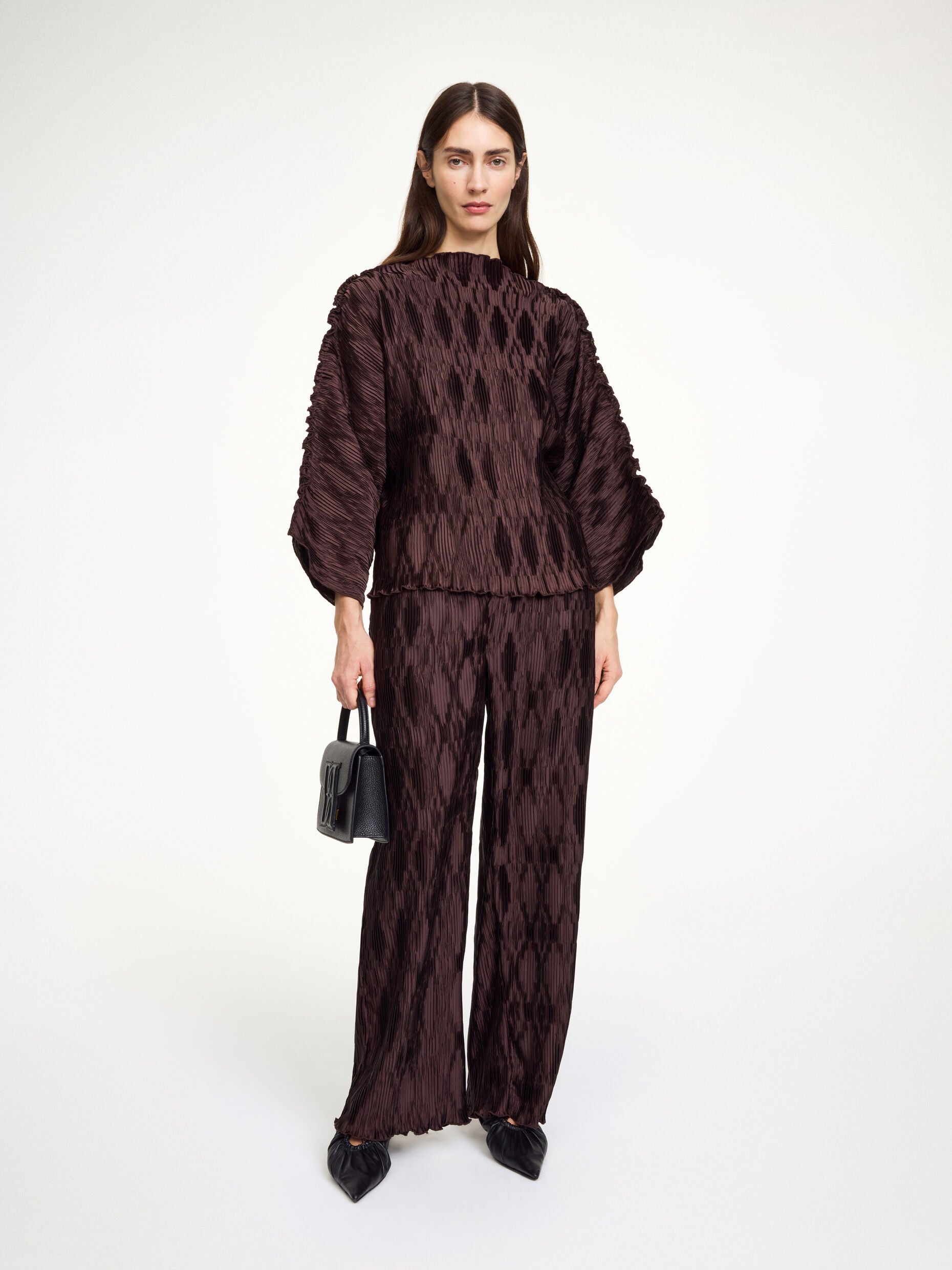 Tralluman top Coffee Brown