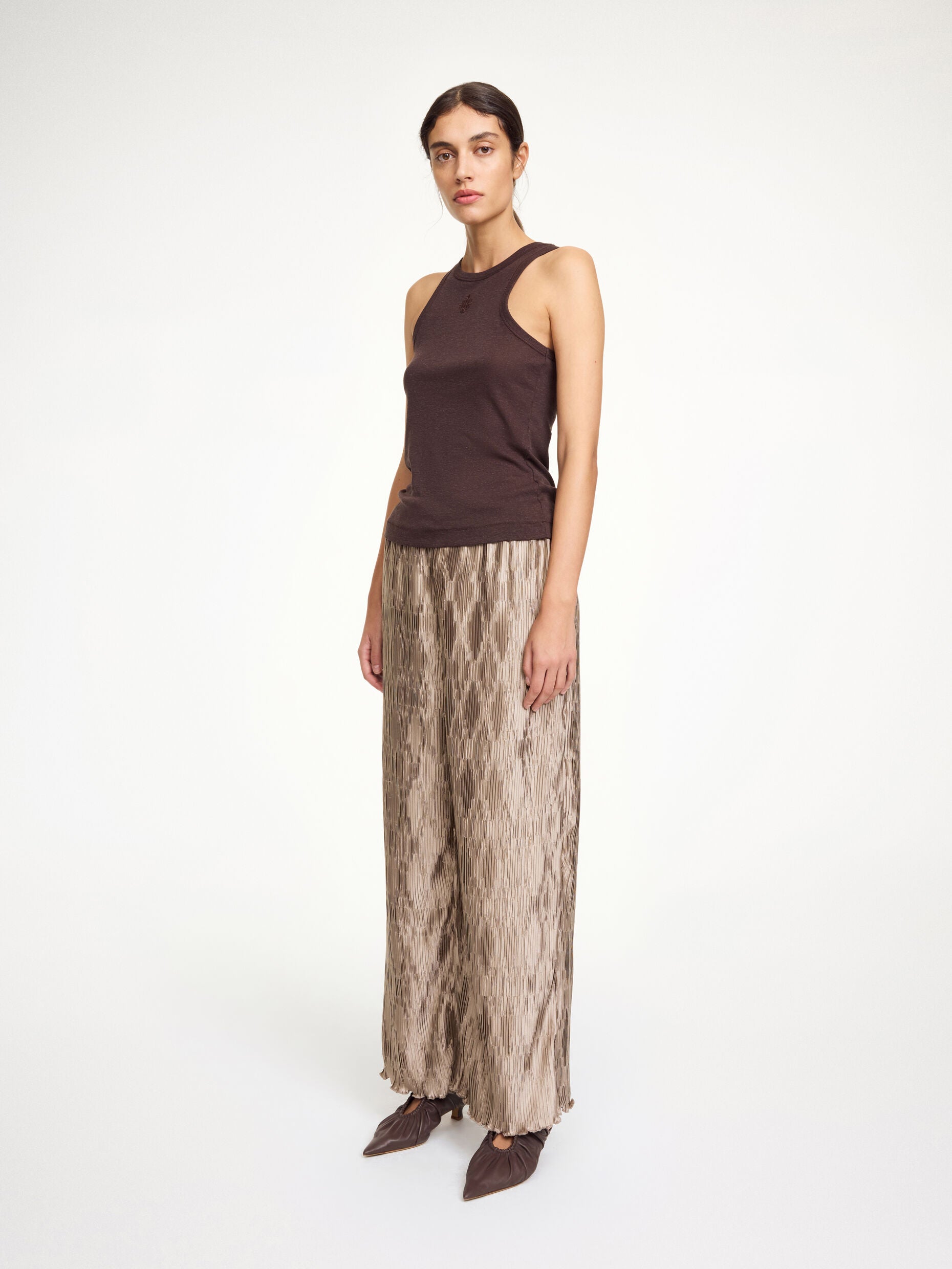 Letita wide-leg trousers Cobblestone
