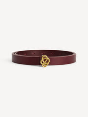 Ouma leather belt Cabernet