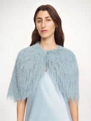 Pinla Fringes cape Arona Blue