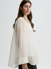 Derris soft Organza Soft White