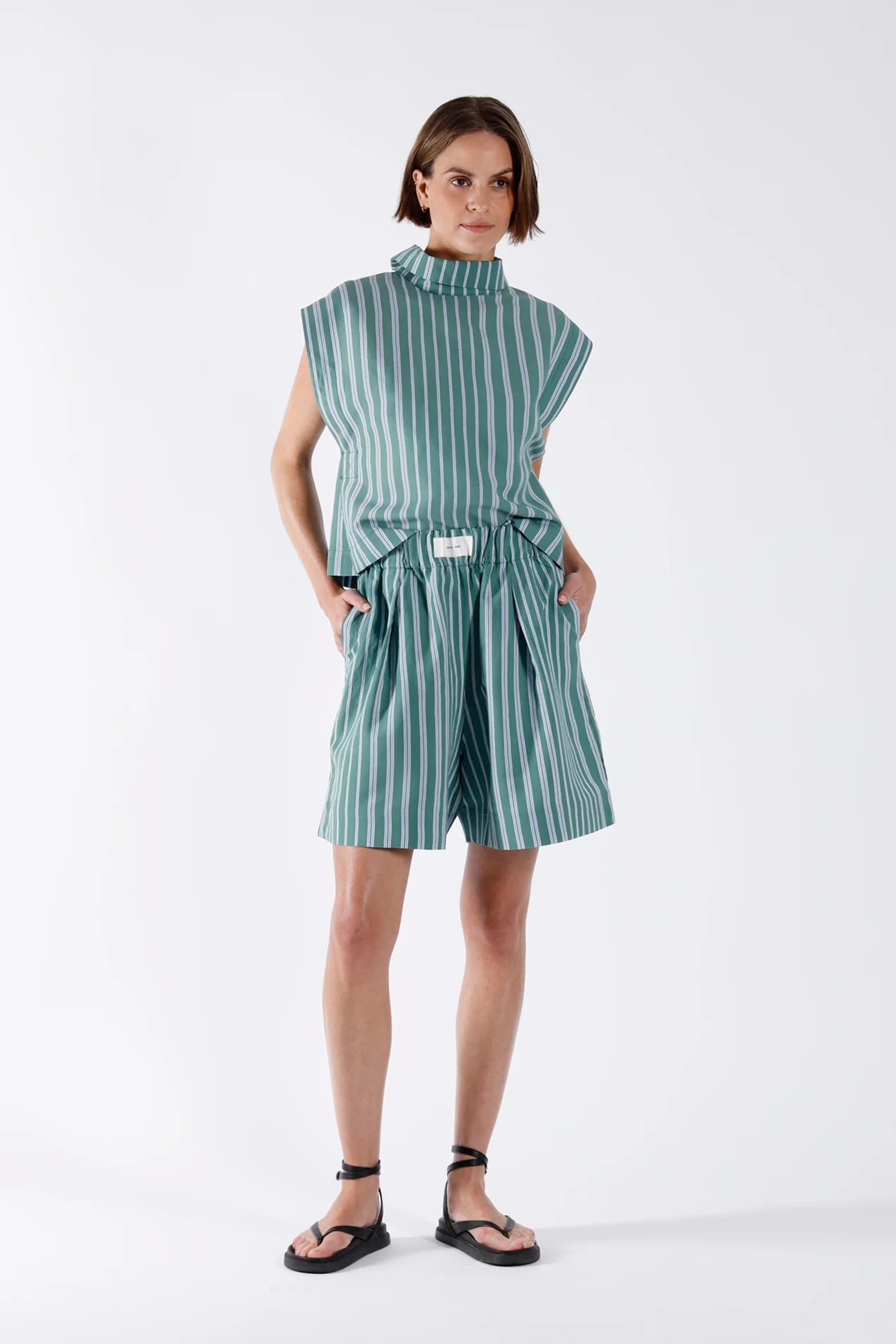 Glitter short Green