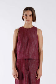 Locket top Bordeaux
