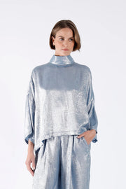 Lory top Denim blue