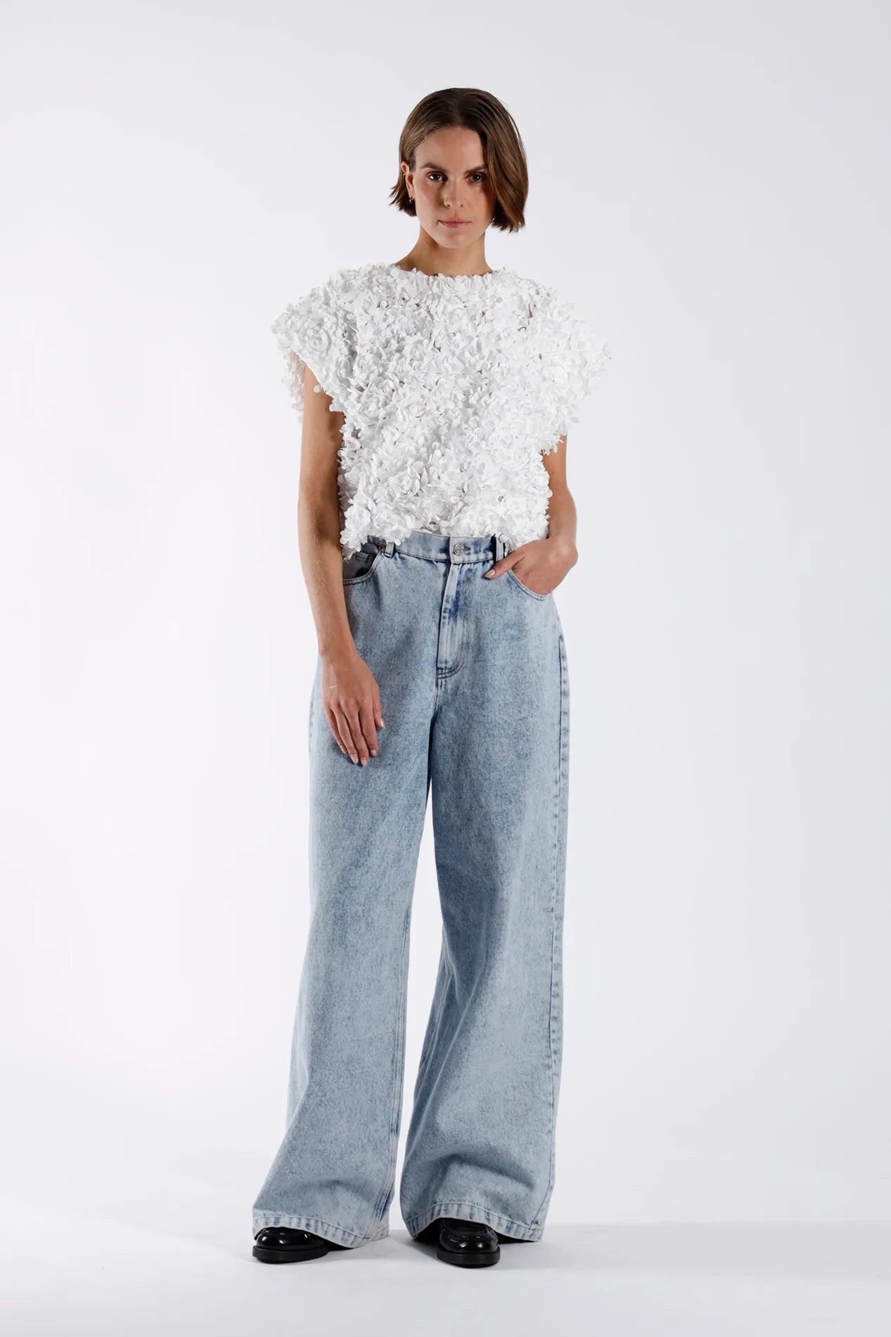 Lush broek Light denim
