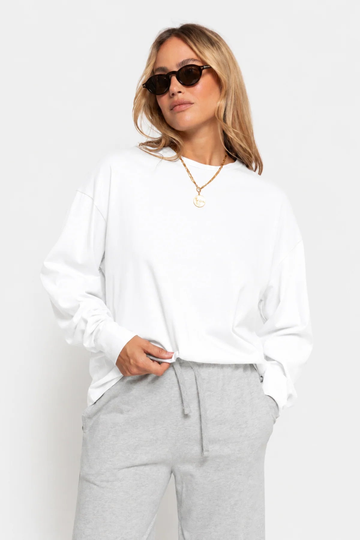 Orbit Long sleeve T-Shirt White