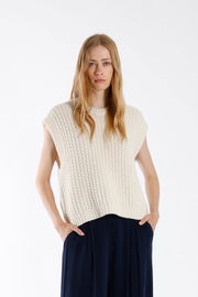 Pagode Top-Pull Ecru