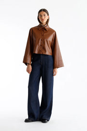 Bless Blouse Cognac