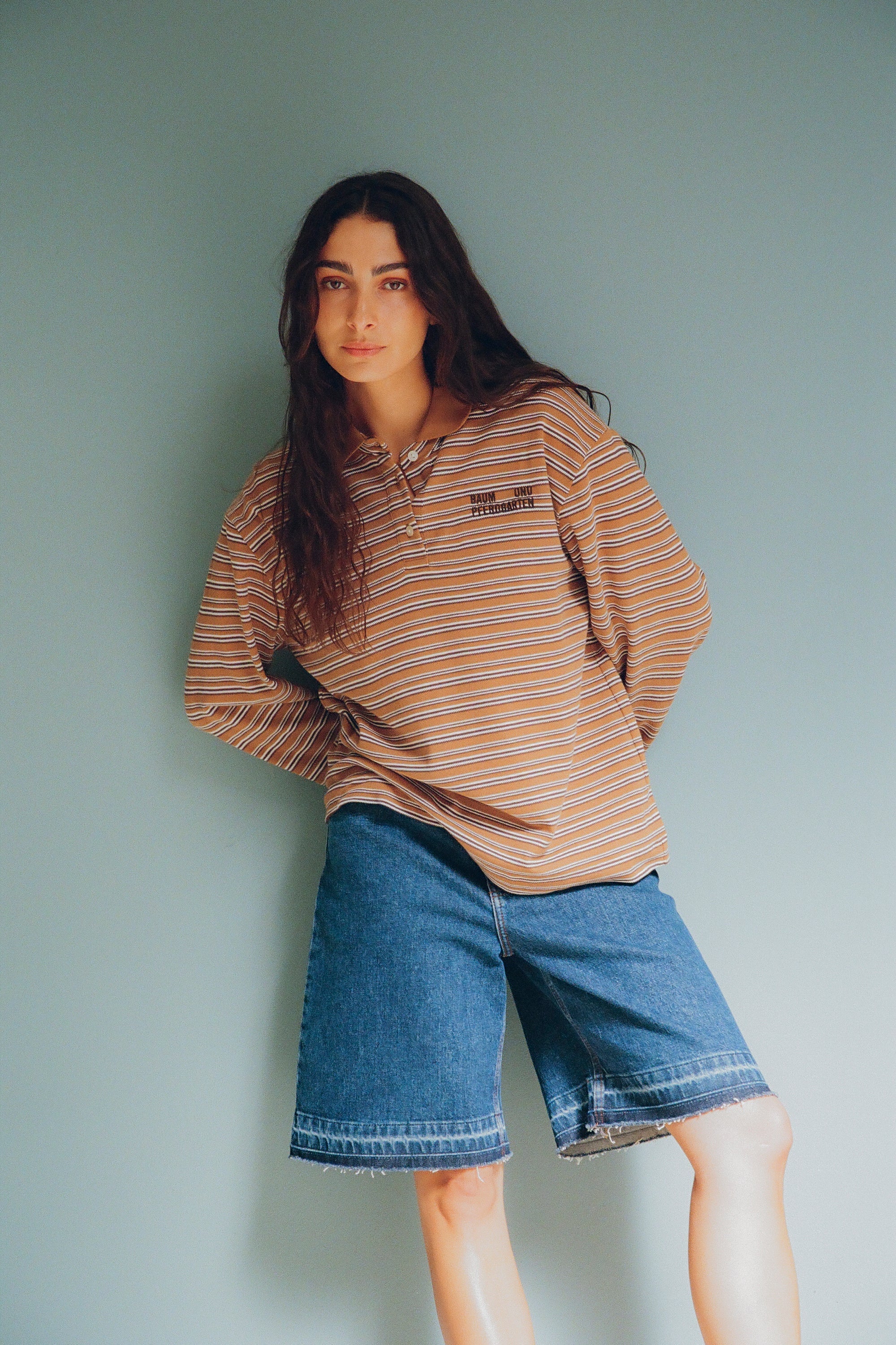 Jeanne Polo Nuthatch Polo Stripe