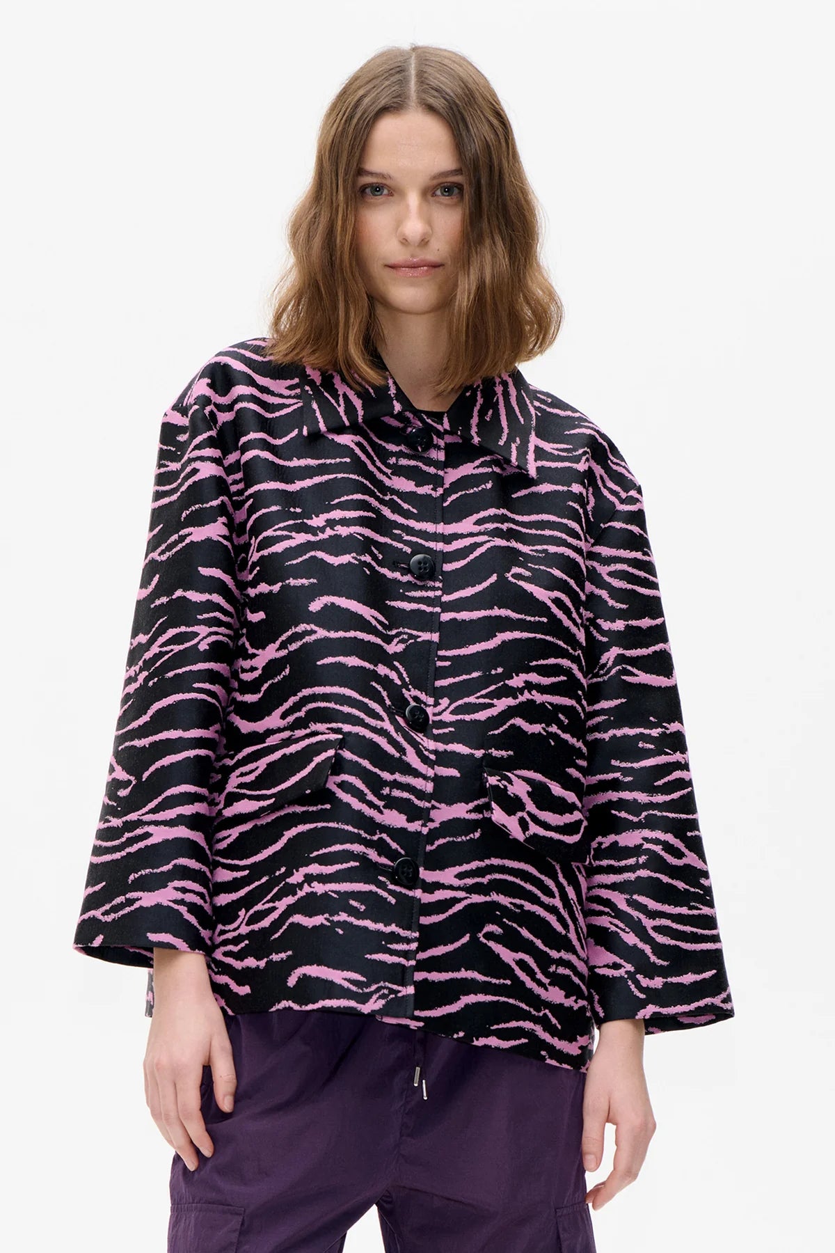 Bettina Jacket Mauve orchid Zebra