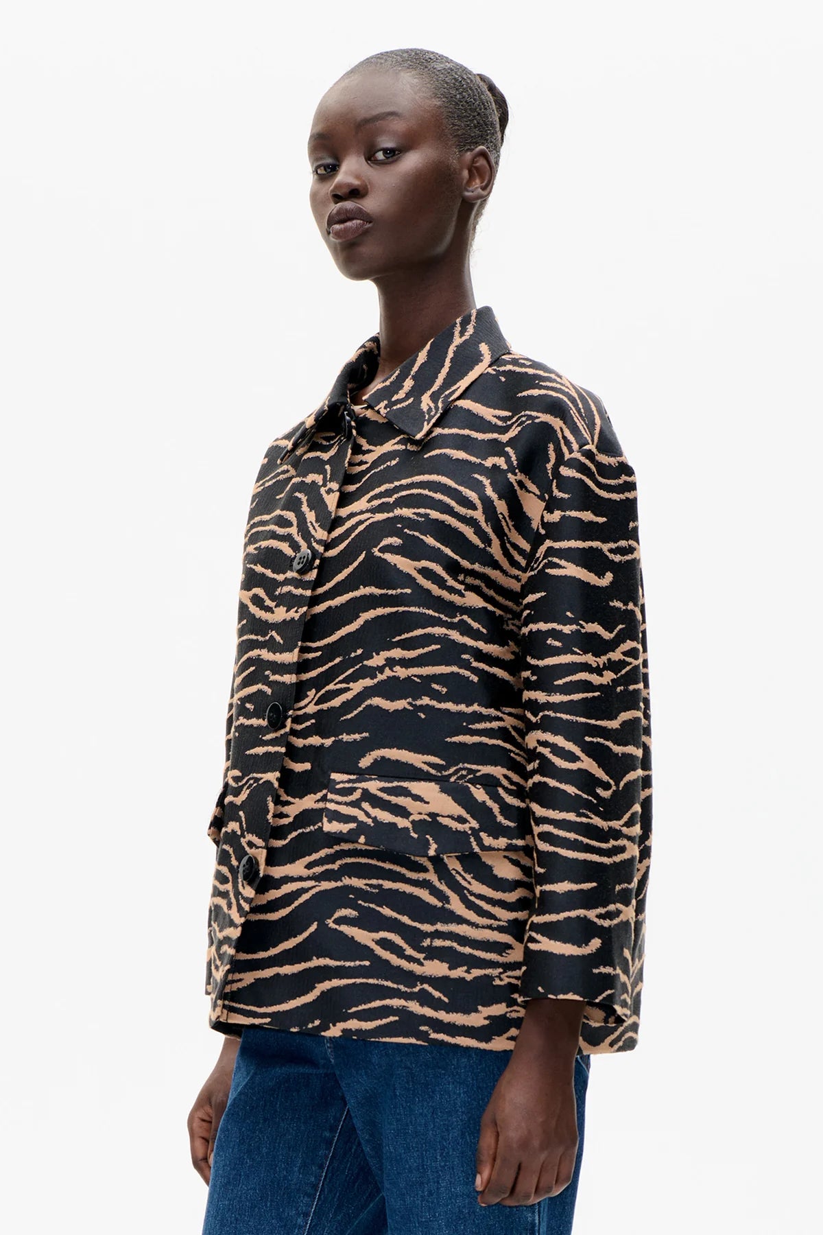 Bettina Jacket Cinnamon Zebra