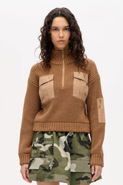 Clyde Sweater in Mocha Camel