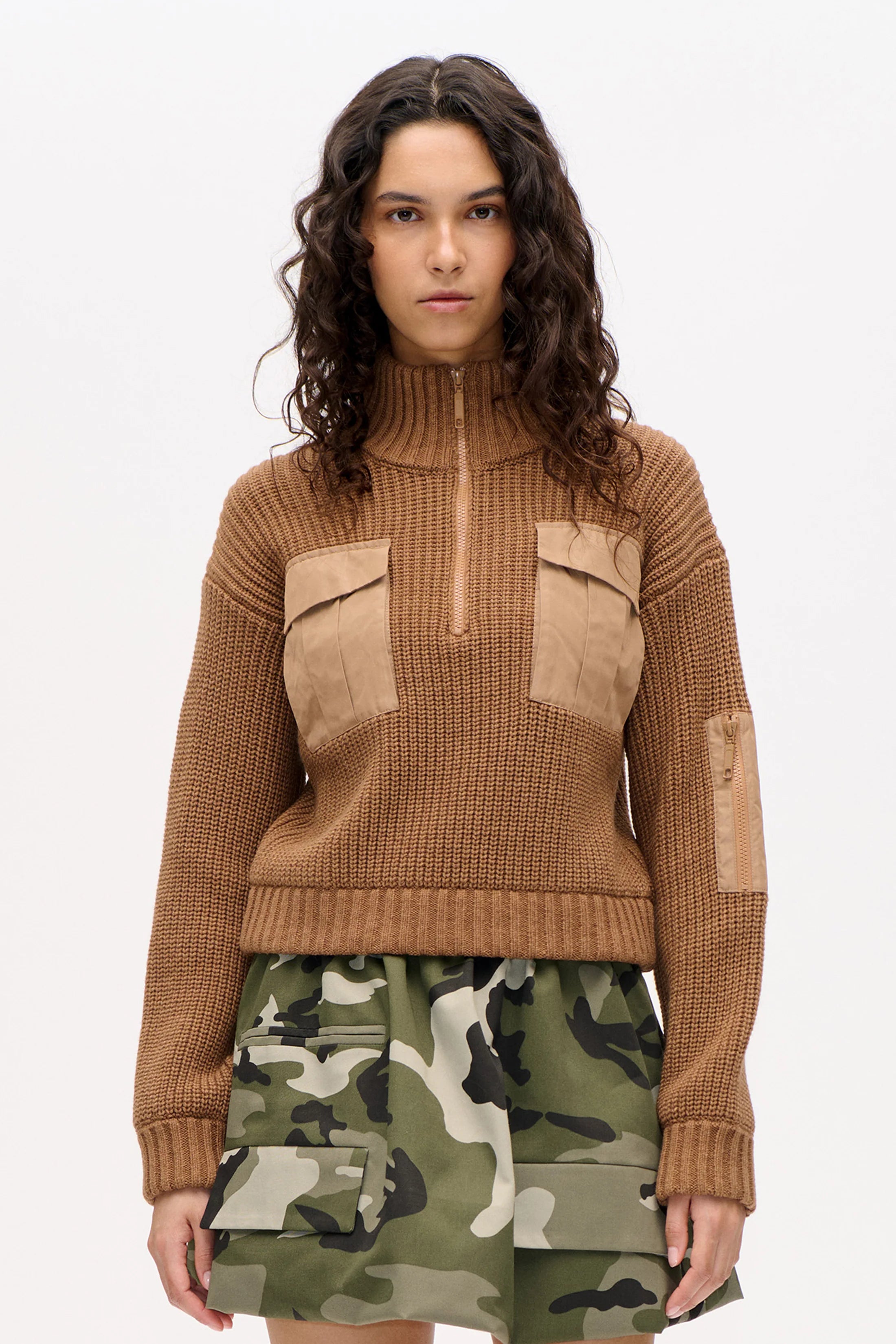 Clyde Sweater in Mocha Camel