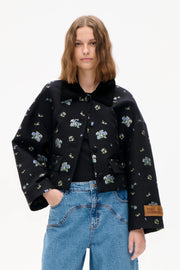 Bebeth Jacket Black Small Flower