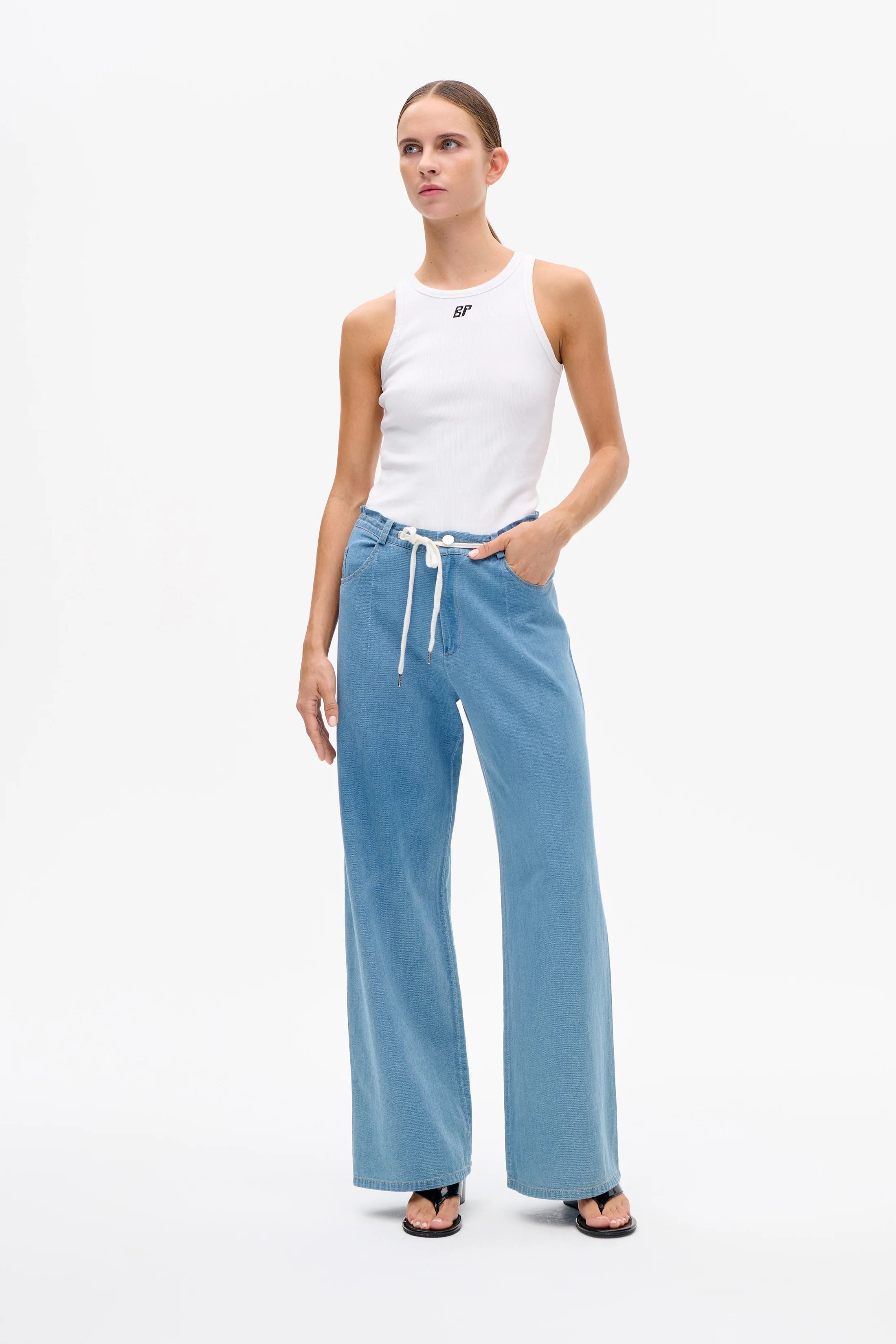 Nanny True Navy Trousers