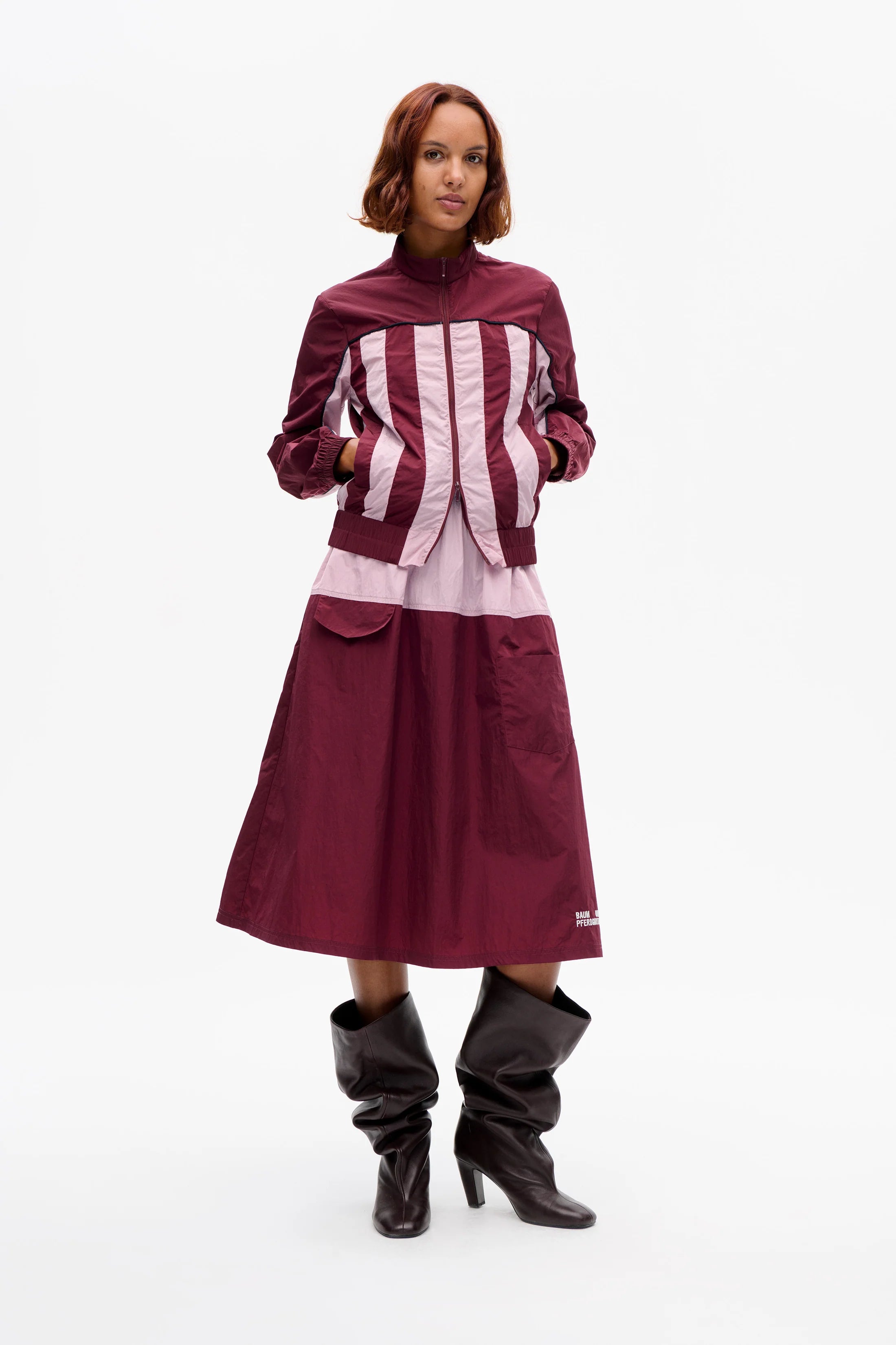 Siella skirt Bordeaux Pink Mix