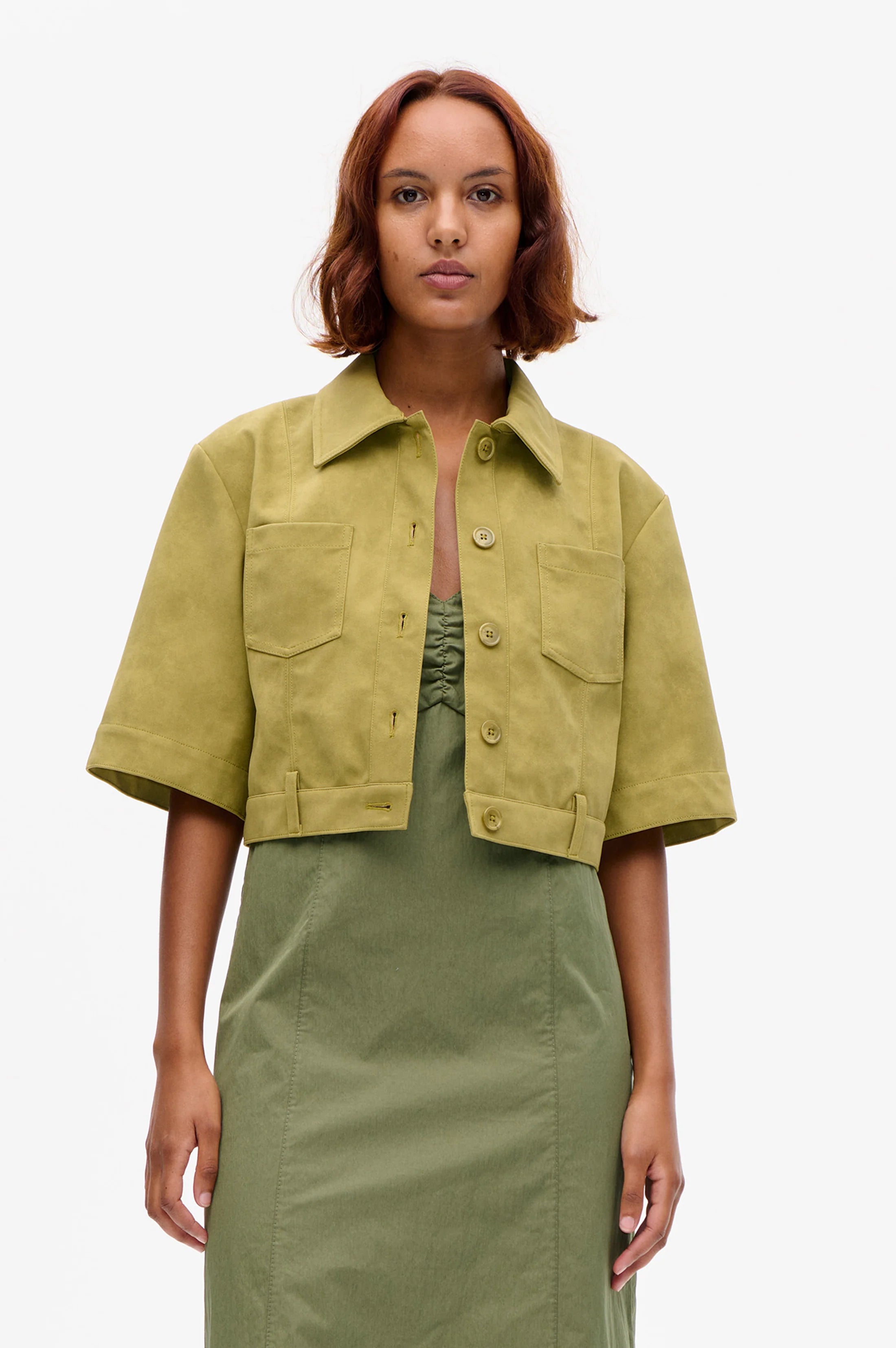 Masja shirt Green moss