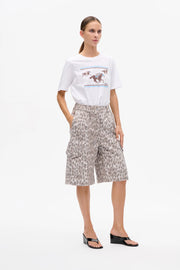 Neeto shorts Leopard Corduroy Mix