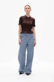 Napolen Jeans in Milky Boy stripe