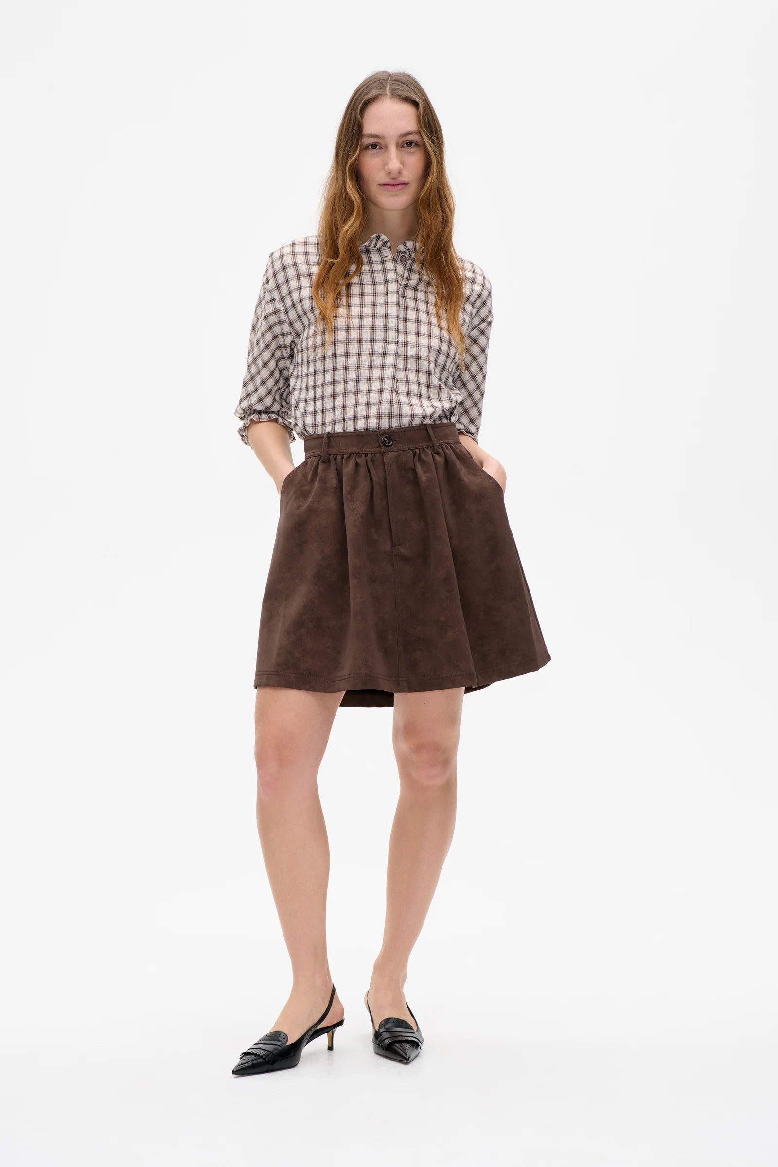 Shea skirt coffee bean Brown