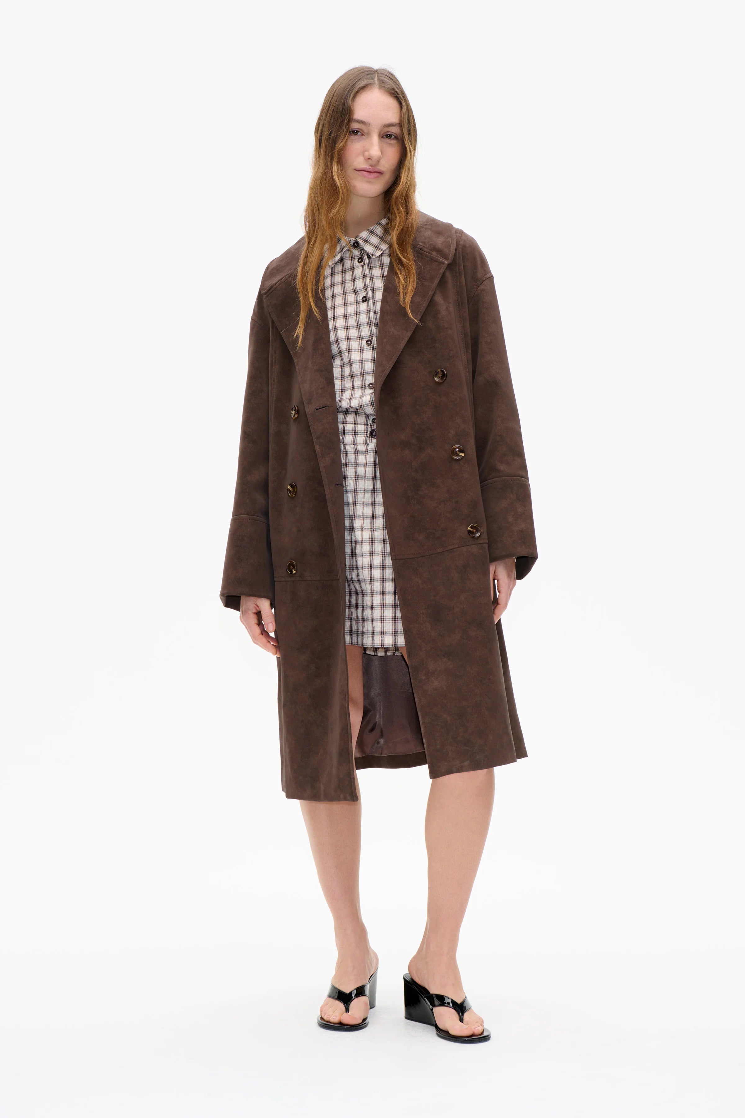 Dorah coat coffee bean Brown