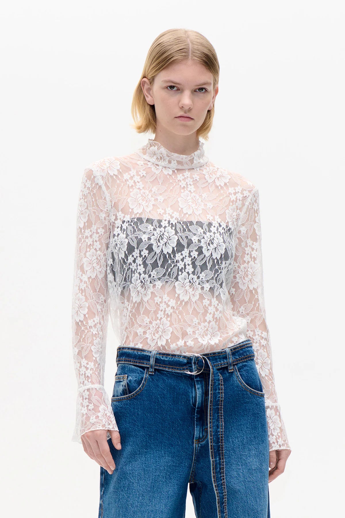 Meena blouse Cloud dancer