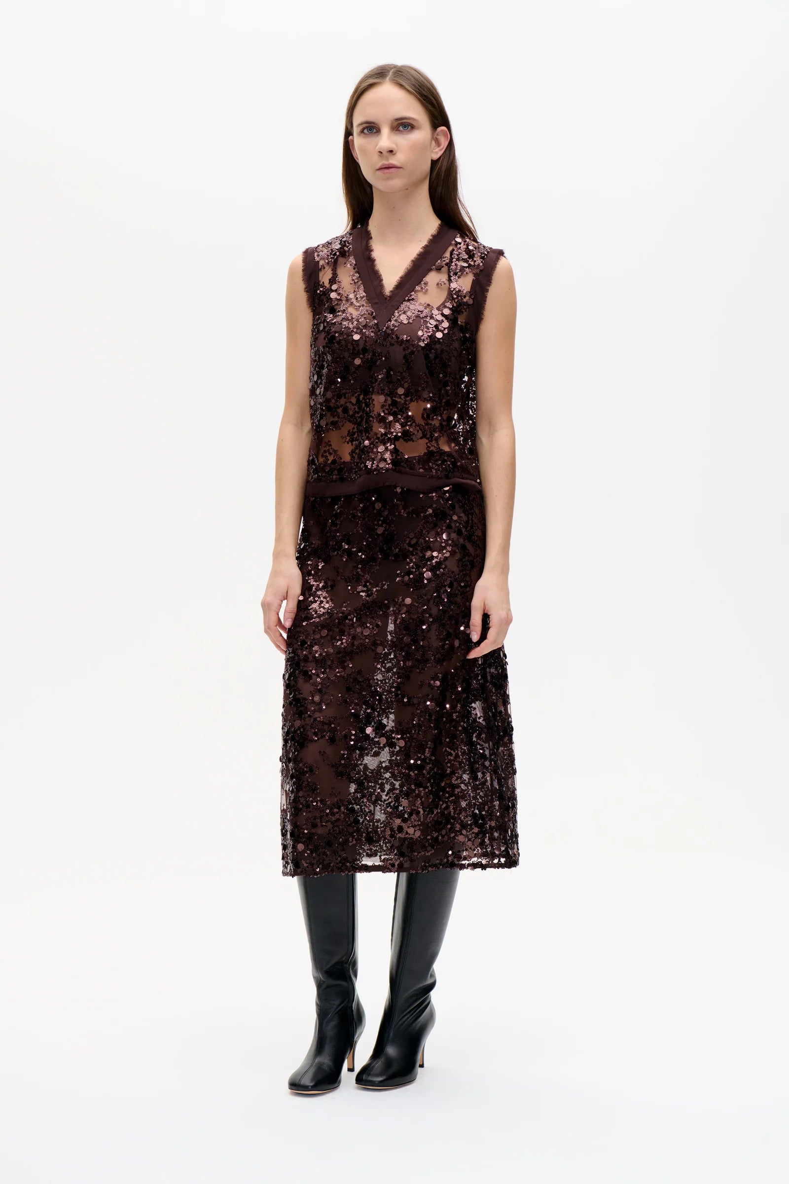 Shania Skirt Coffee Bean Brown