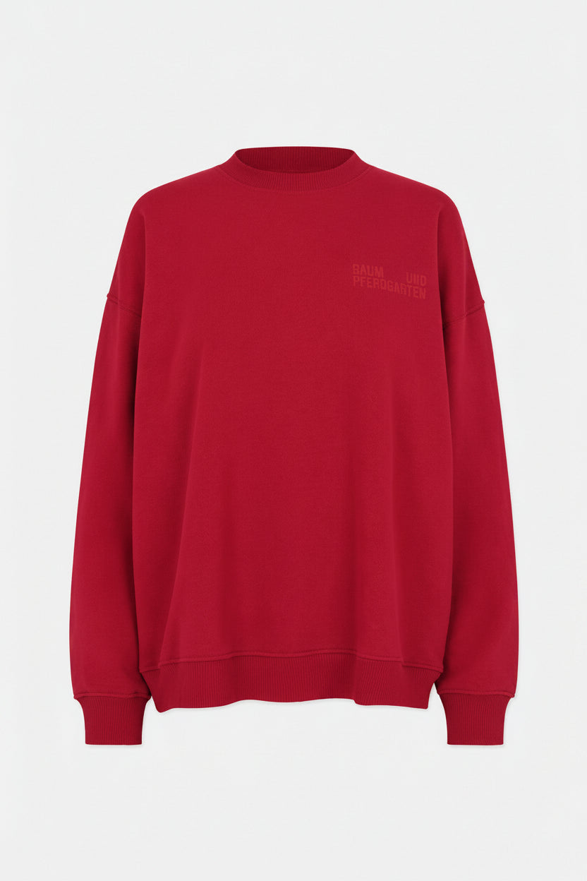 Julle Sweater Crimson Red