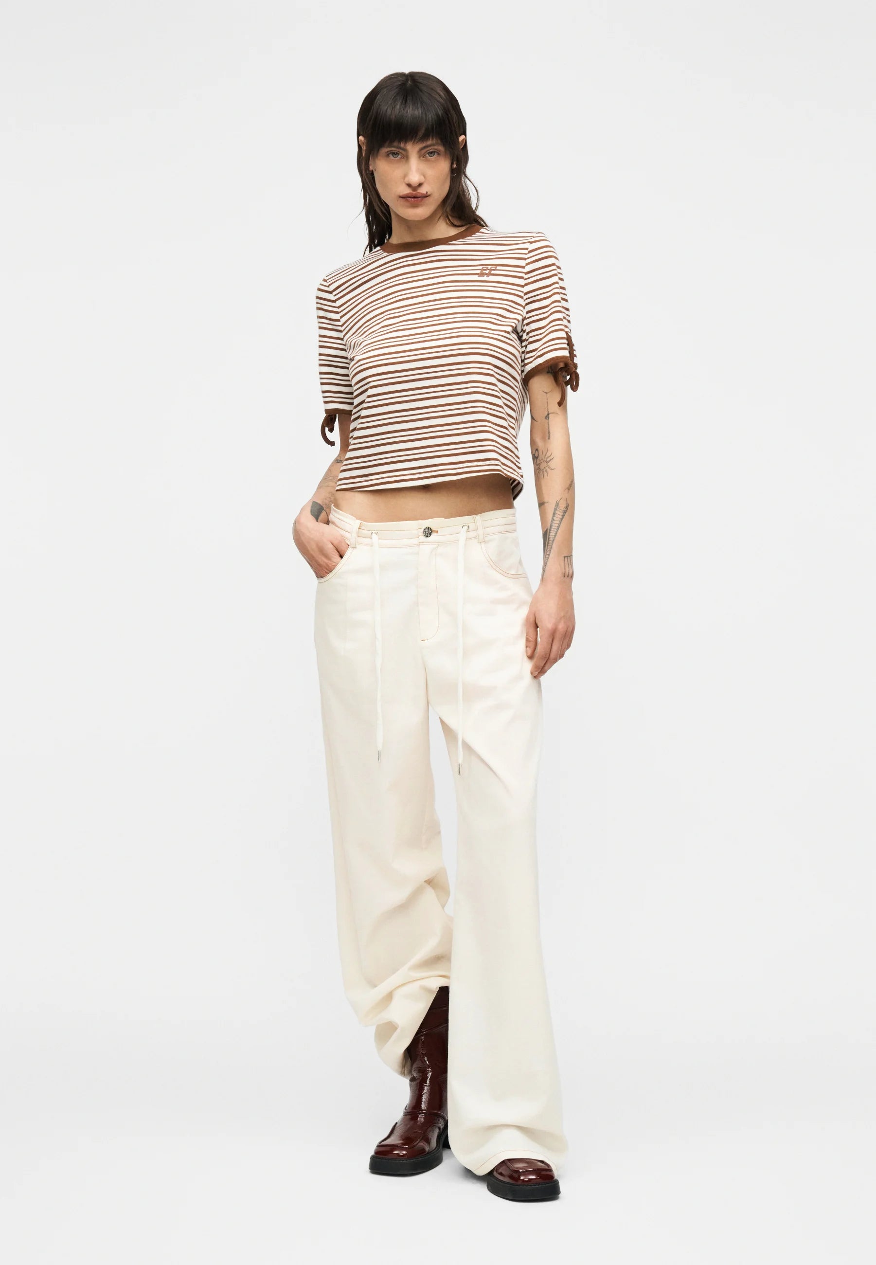 Nanny trousers Cloud Dancer