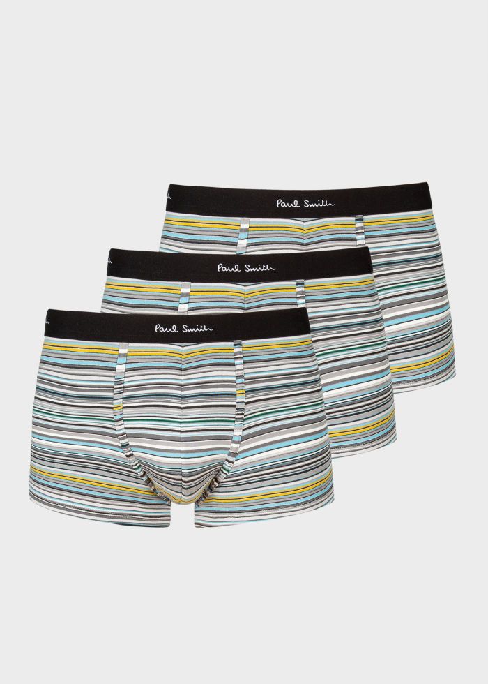 'Signature Stripe' Boxer Briefs Three Pack