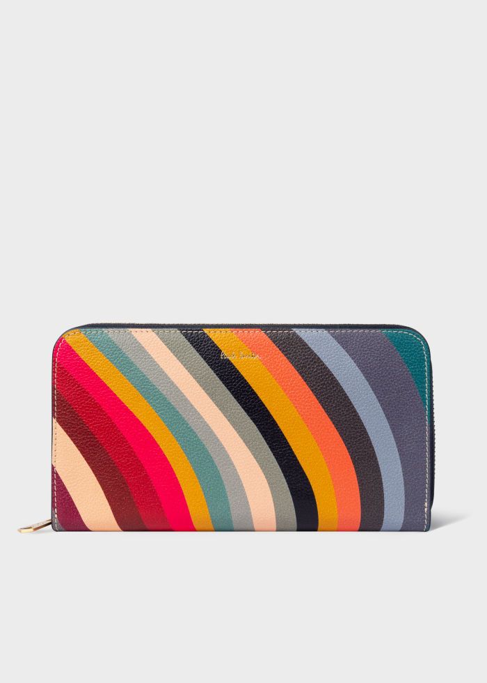 Swirl zip Purse