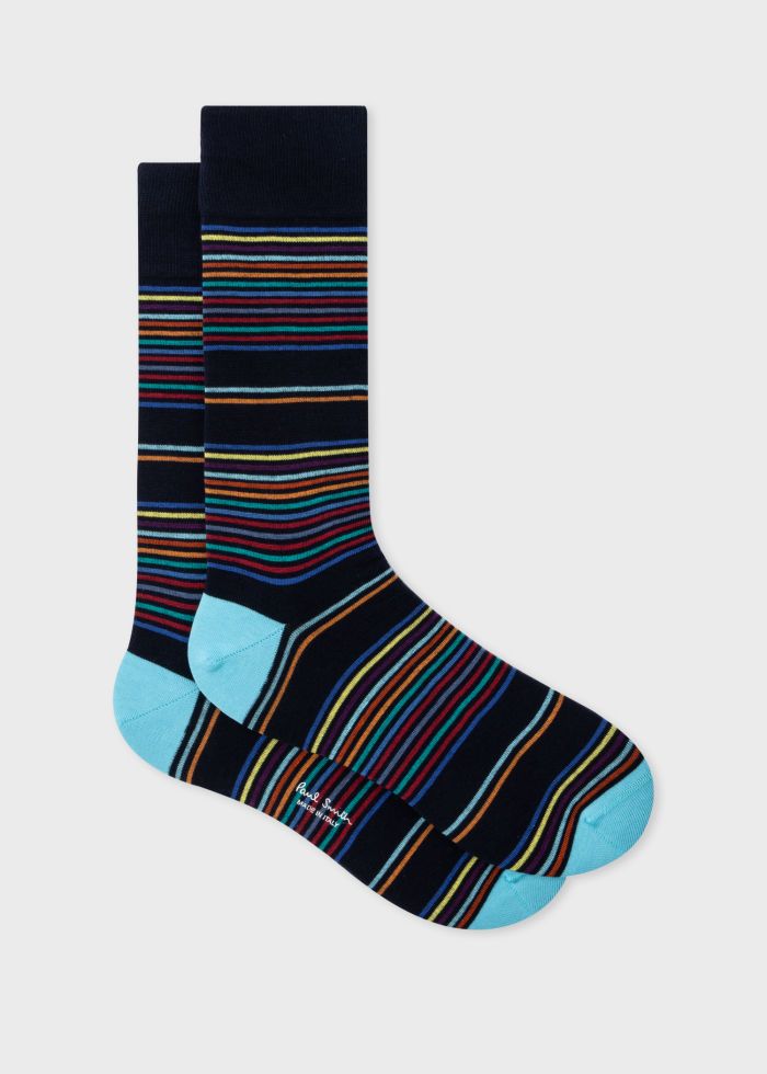 'Elton stripe' Socks