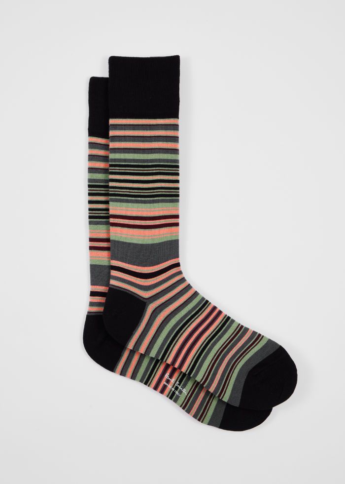 'Irfan stripe' Socks