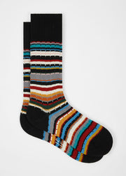 Cotton-Blend 'Signature Stripe' Socks