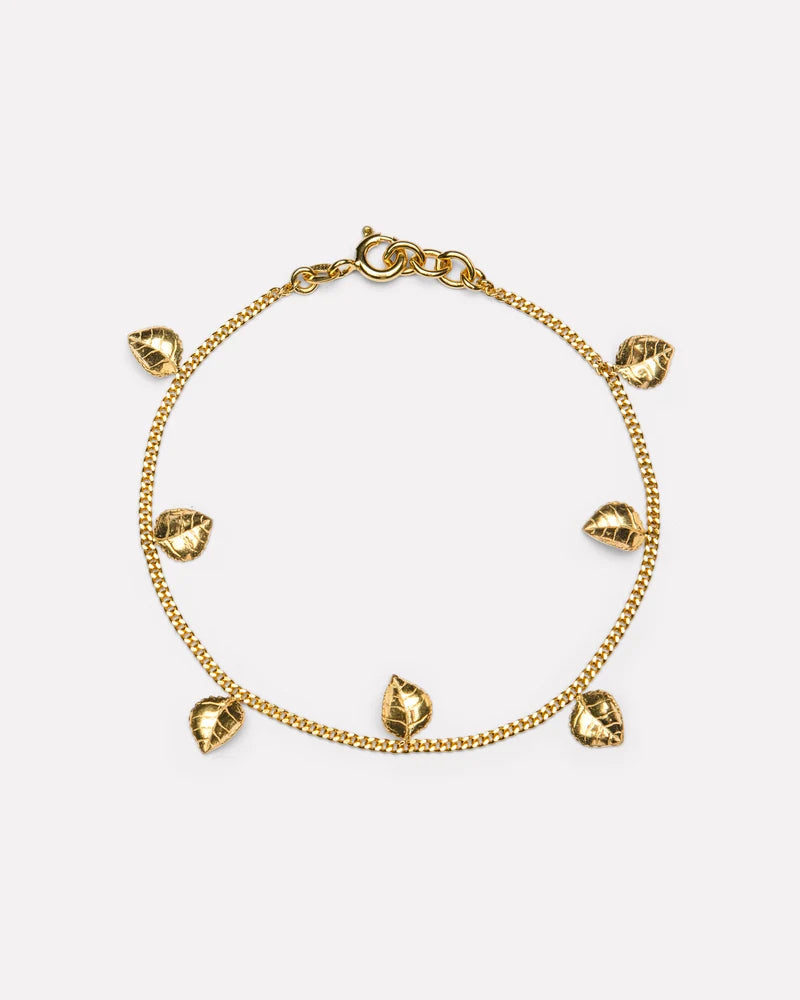 Bracelet with leaves