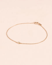 Bracelet with white diamond in 18 ct. gold